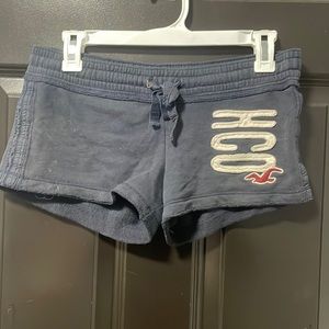 Navy Hollister short shorts